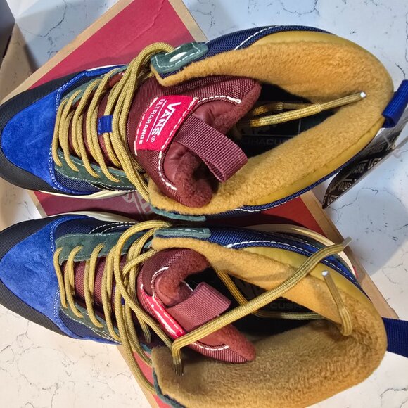 Vans Ultrarange Exo Hi MTE Multi Blue Red Green Hiking Shoe Sneaker Boot MENS 10 - Picture 6 of 13